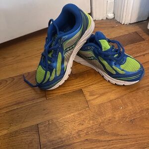 Saucony Kids Running Shoes - Blue and Green